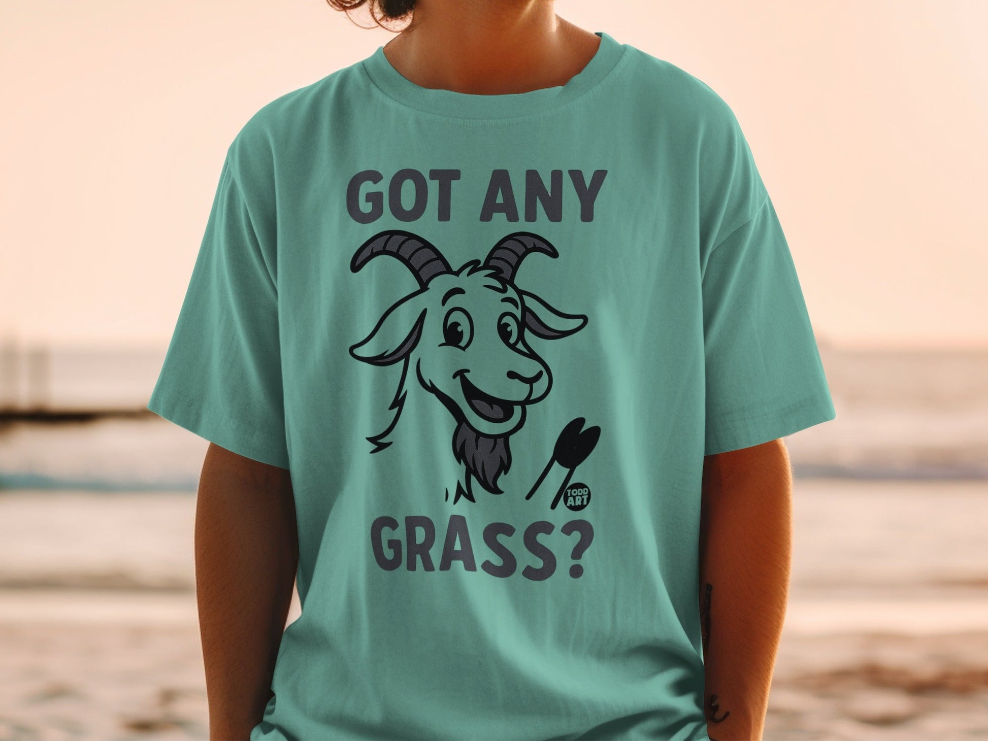 Got Any Grass Goat Graphic T-shirt for Men Unisex
