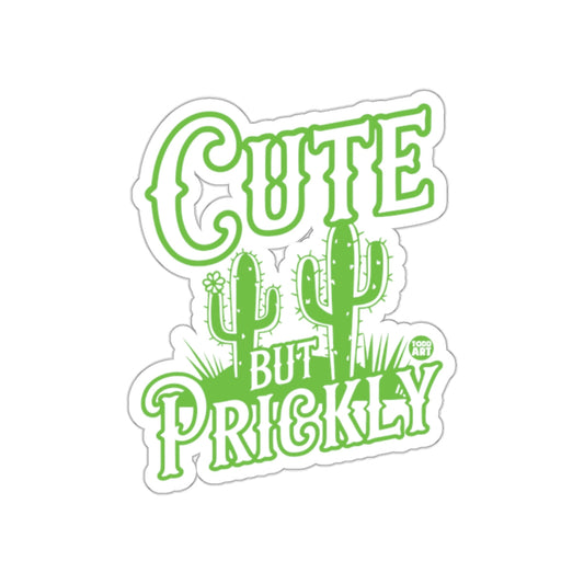 Cute But Prickly Cactus Sticker Design