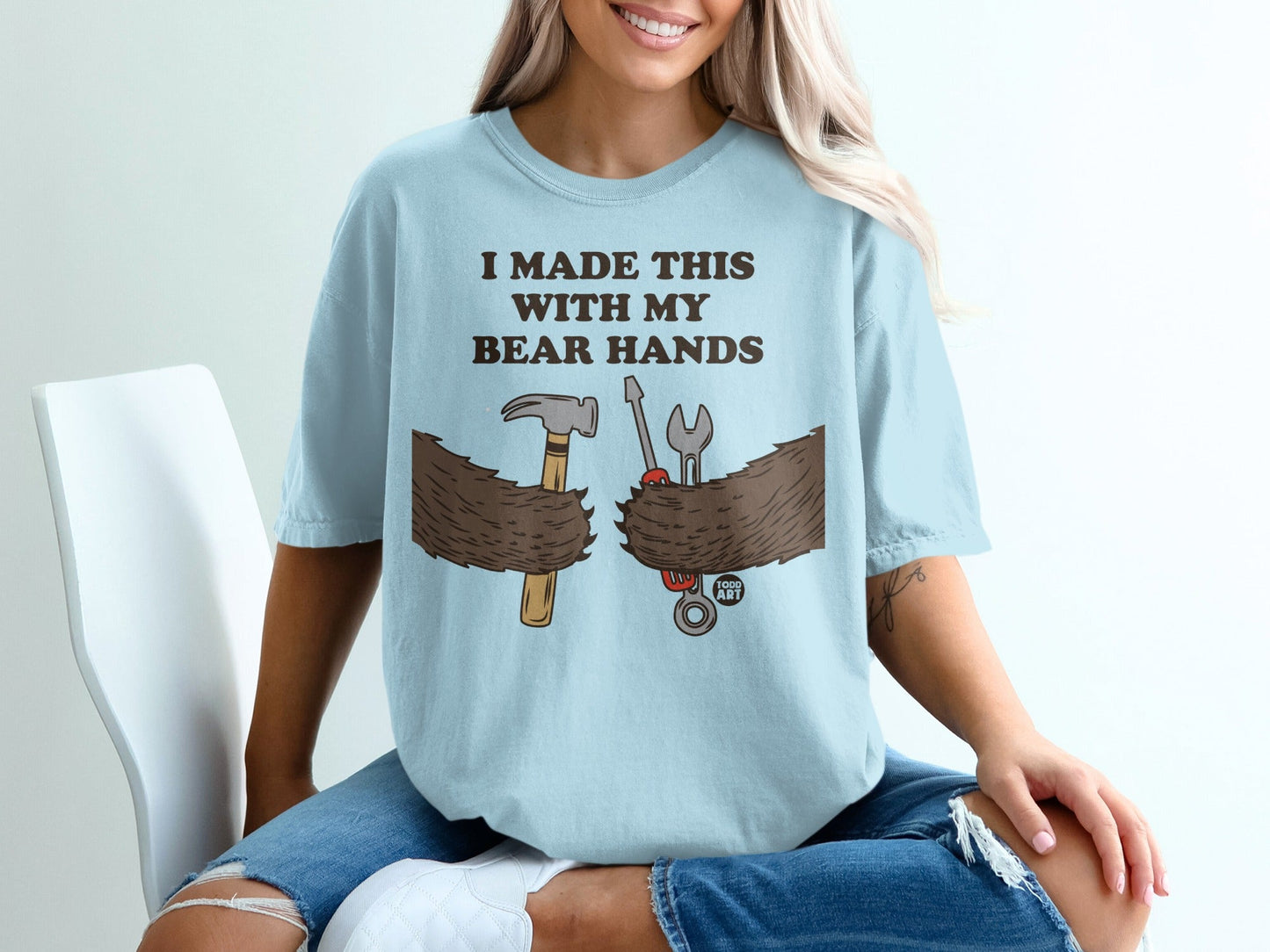 I Made This With My Bear Hands Graphic T-Shirt