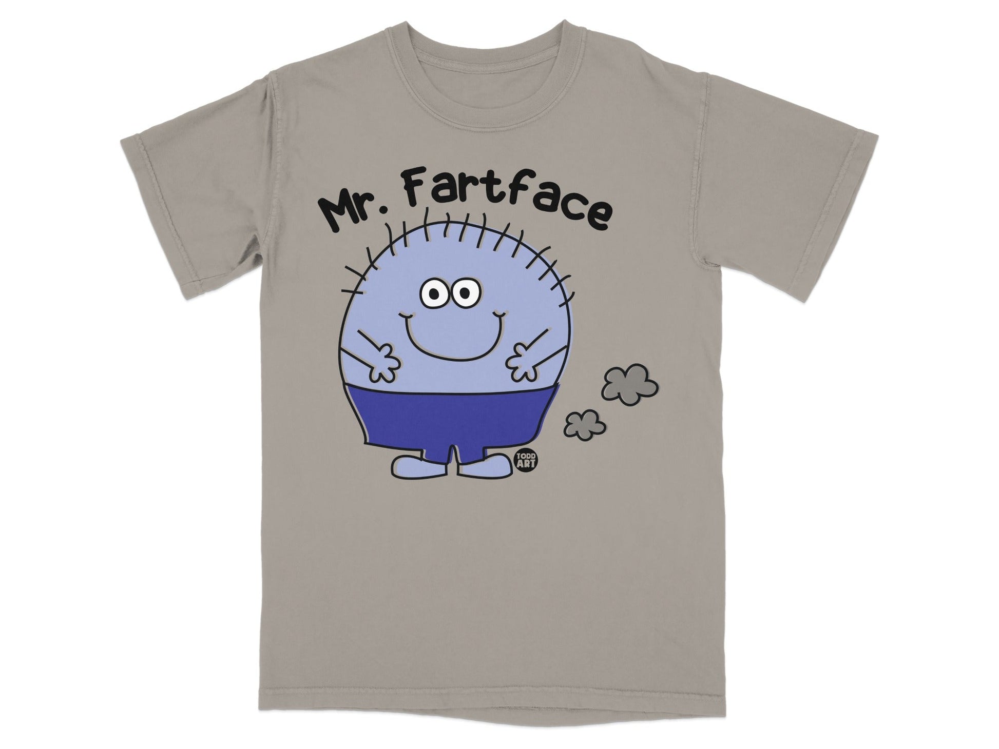Mr. Fartface Cartoon Character Graphic Tee