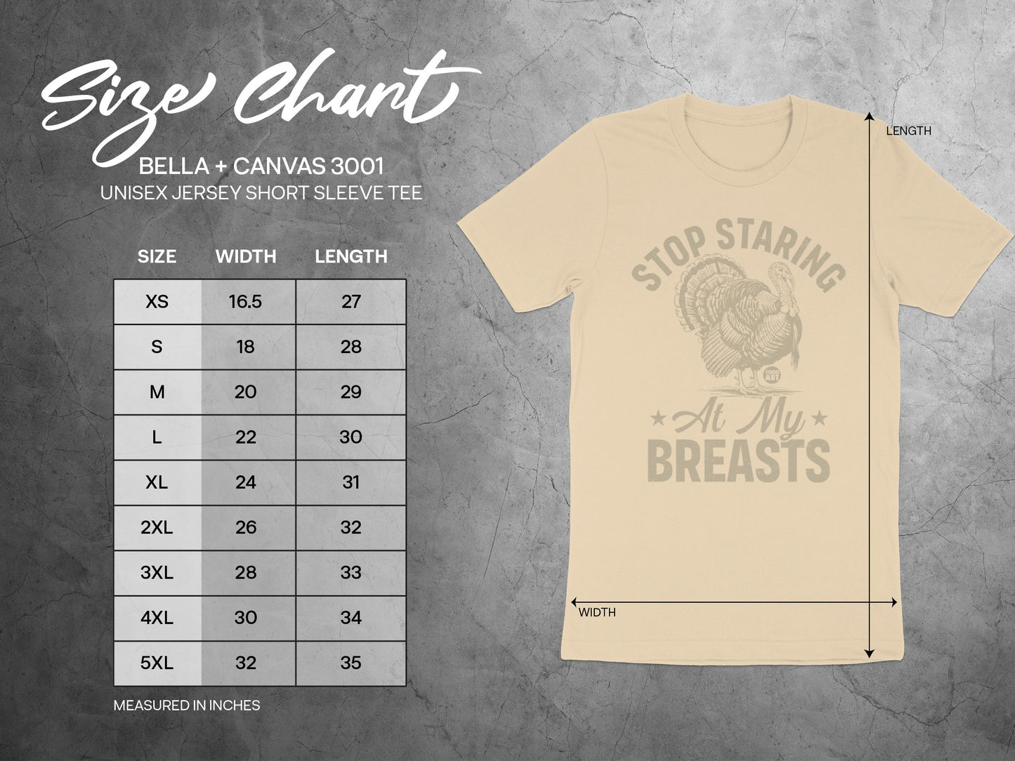 Stop Staring At My Breasts Unisex Jersey product