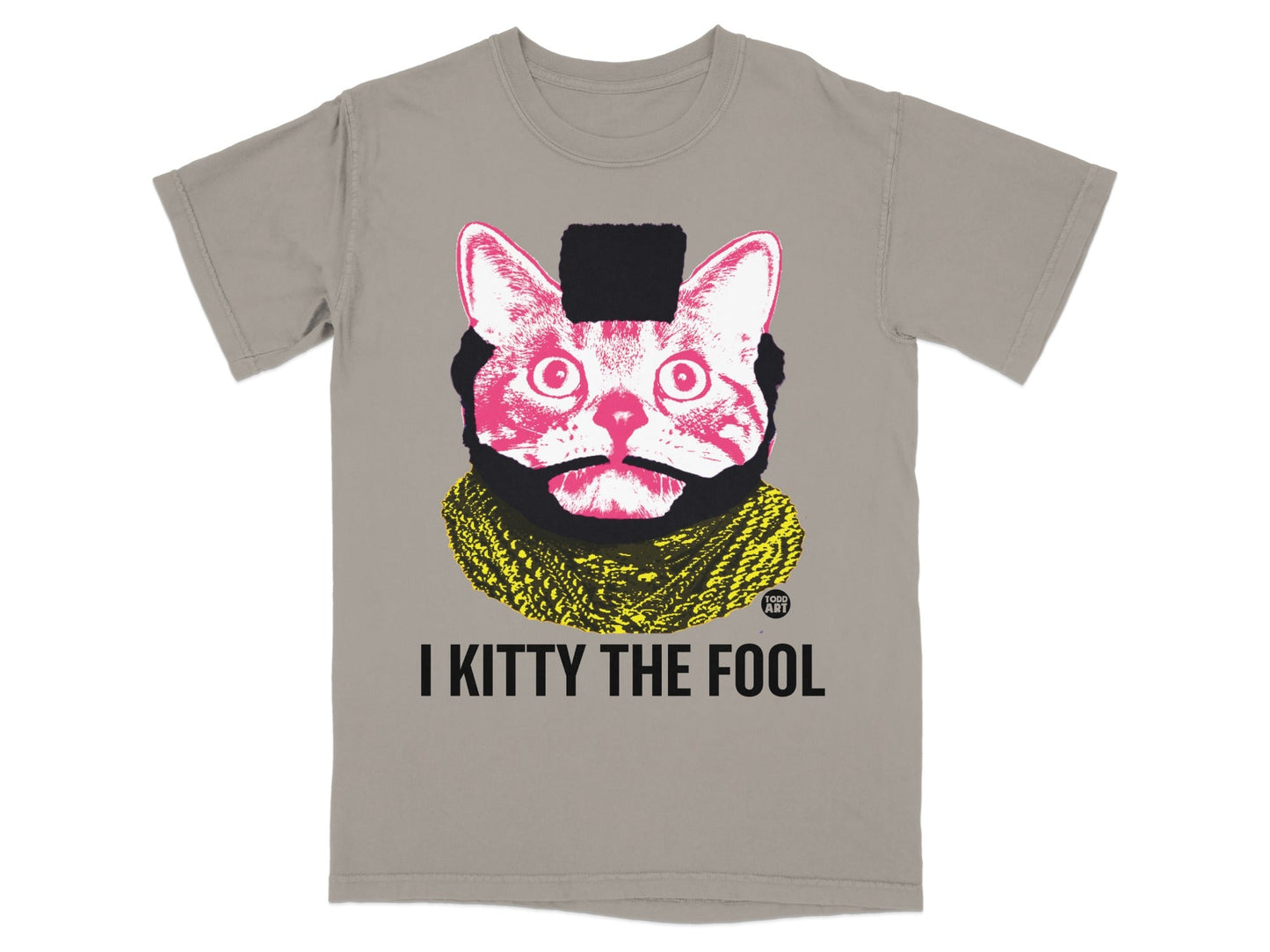 I Kitty The Fool Graphic Cat Print T-shirt