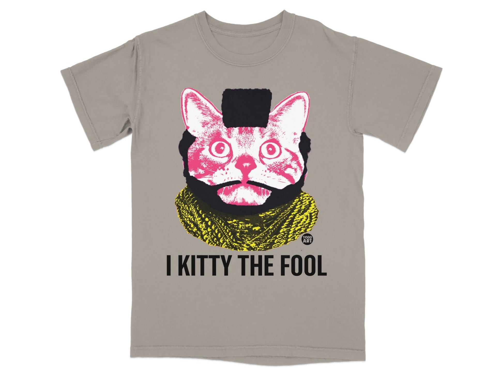 I Kitty The Fool Graphic Cat Print T-shirt