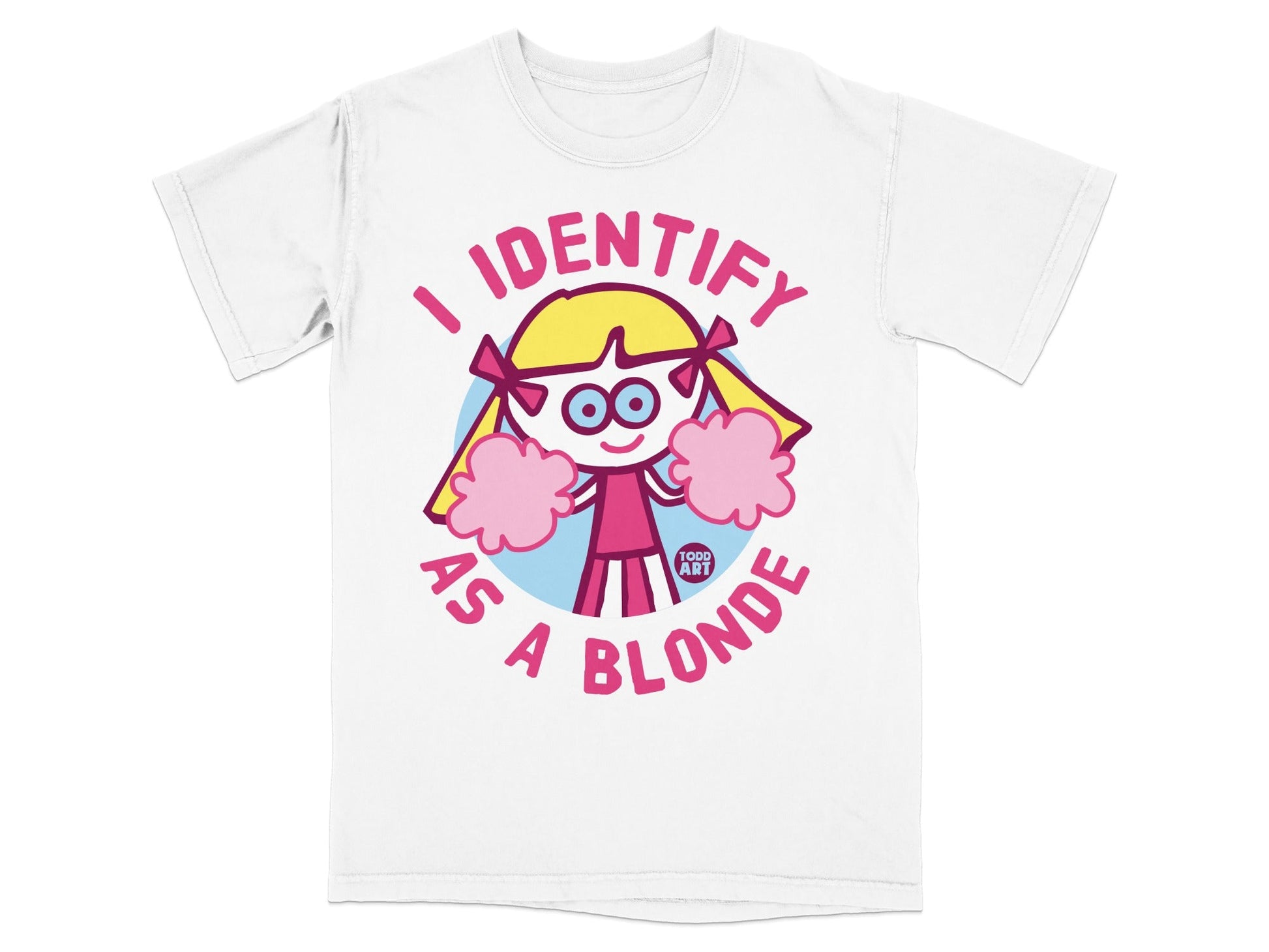 I Identify as a Blonde Graphic T-shirt