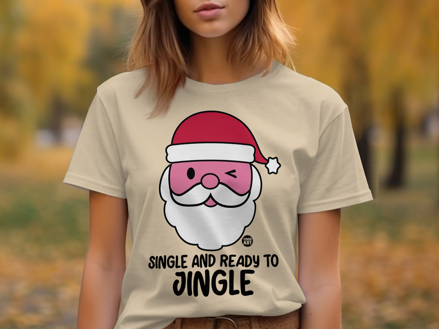 Single And Ready To Jingle Graphic Tee