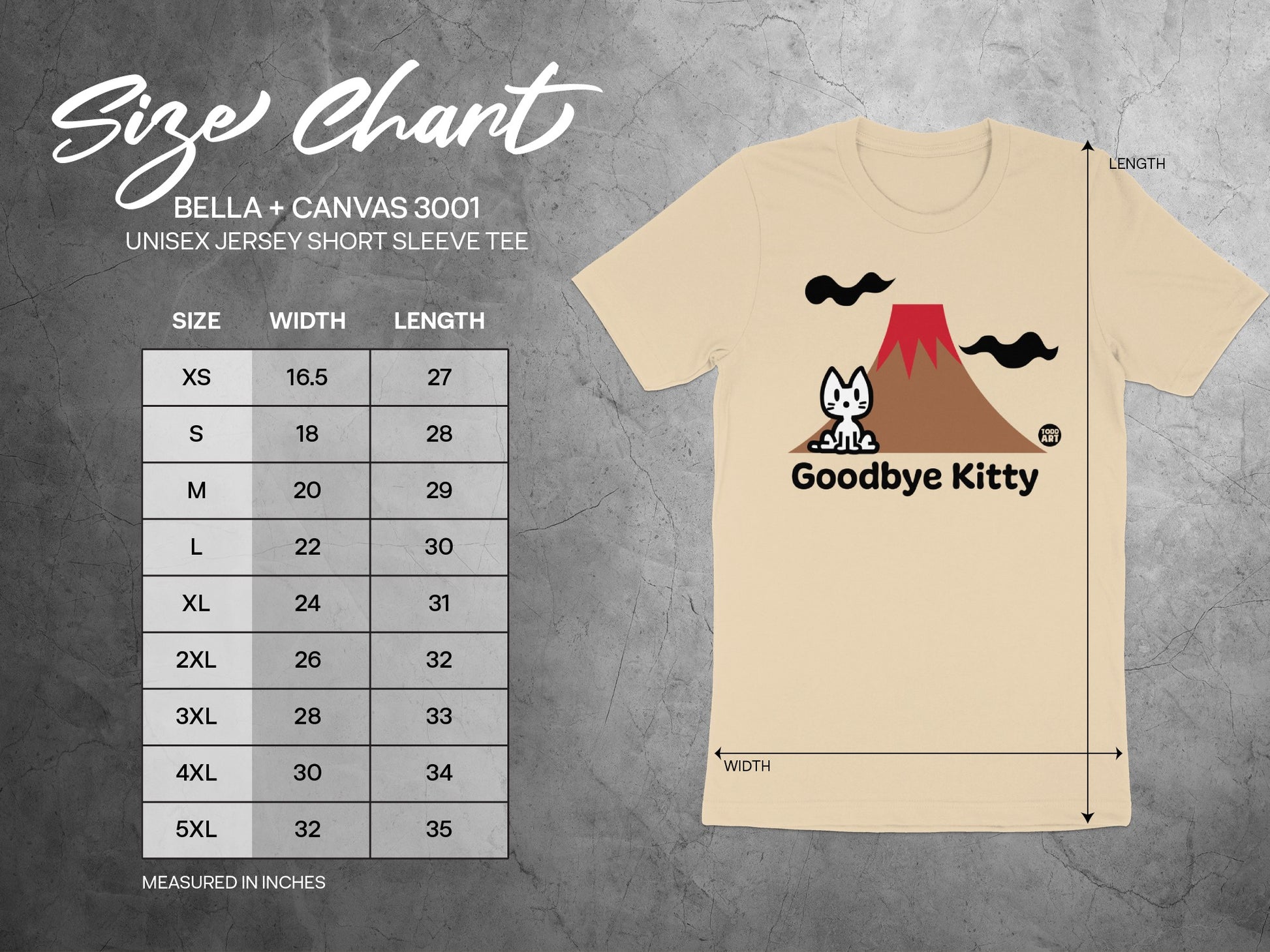 Goodbye Kitty Unisex Jersey Short Sleeve Tee