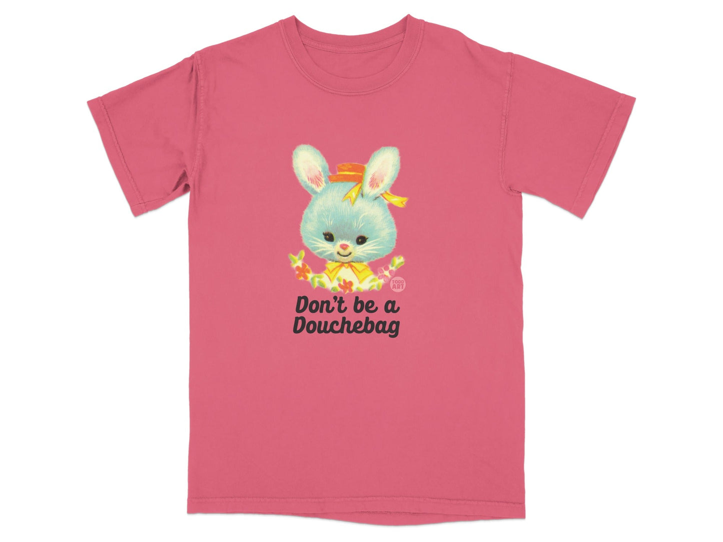 Don't Be a Douchebag Cute Bunny T-shirt
