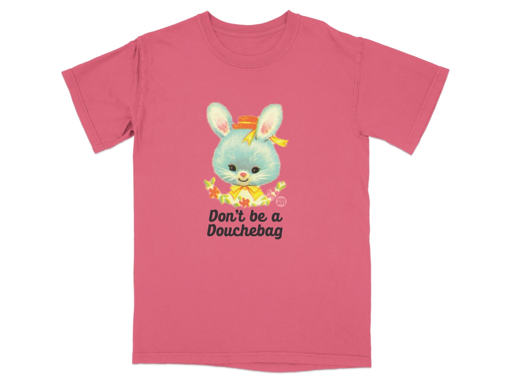 Don't Be a Douchebag Cute Bunny T-shirt