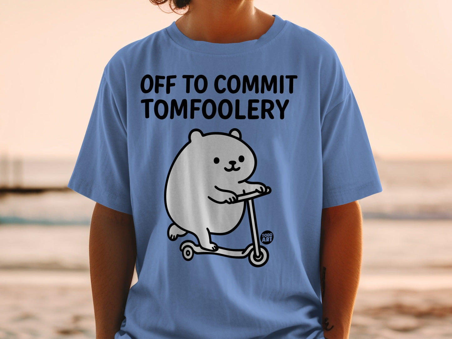 Off to Commit Tomfoolery Bear on Scooter product