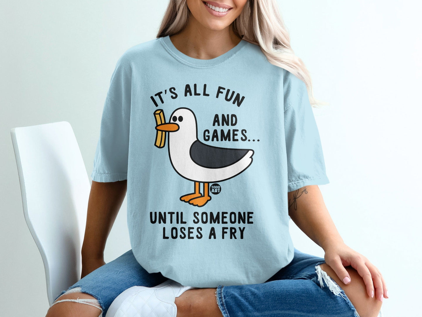 It's All Fun and Games Until Someone Loses a Fry Shirt