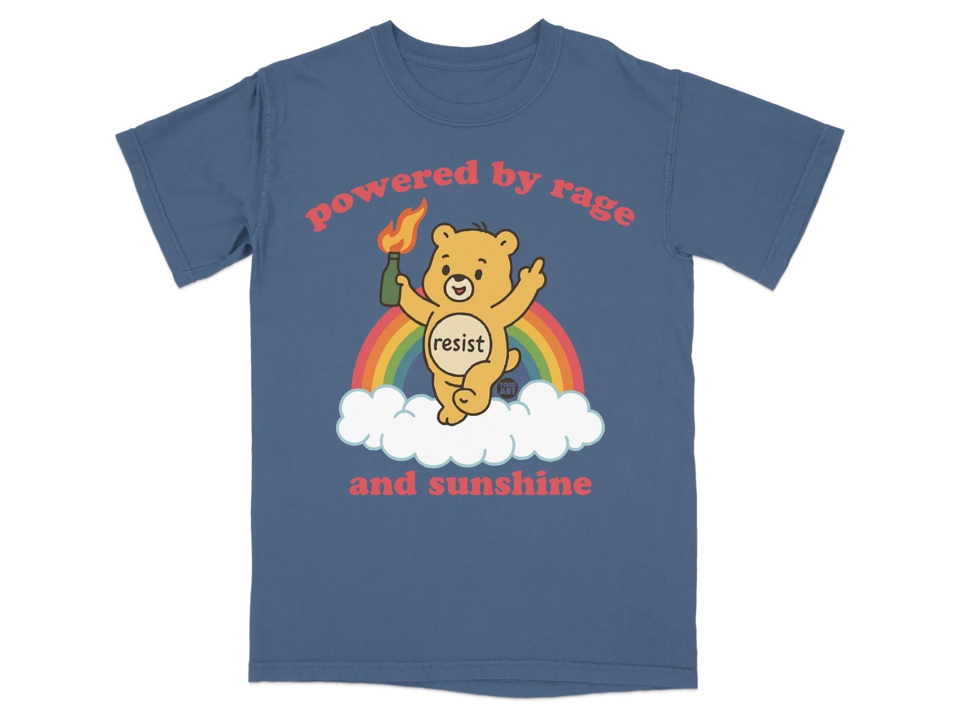 Powered by Rage and Sunshine Resist T-Shirt