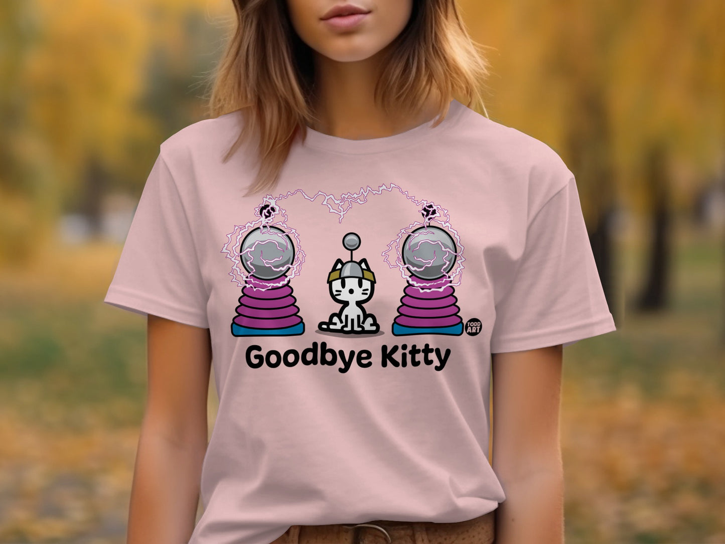 Goodbye Kitty Funny Graphic T-Shirt for Cat Lovers