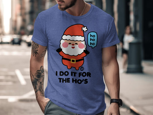 Funny Santa Graphic Tee for Holiday Cheer