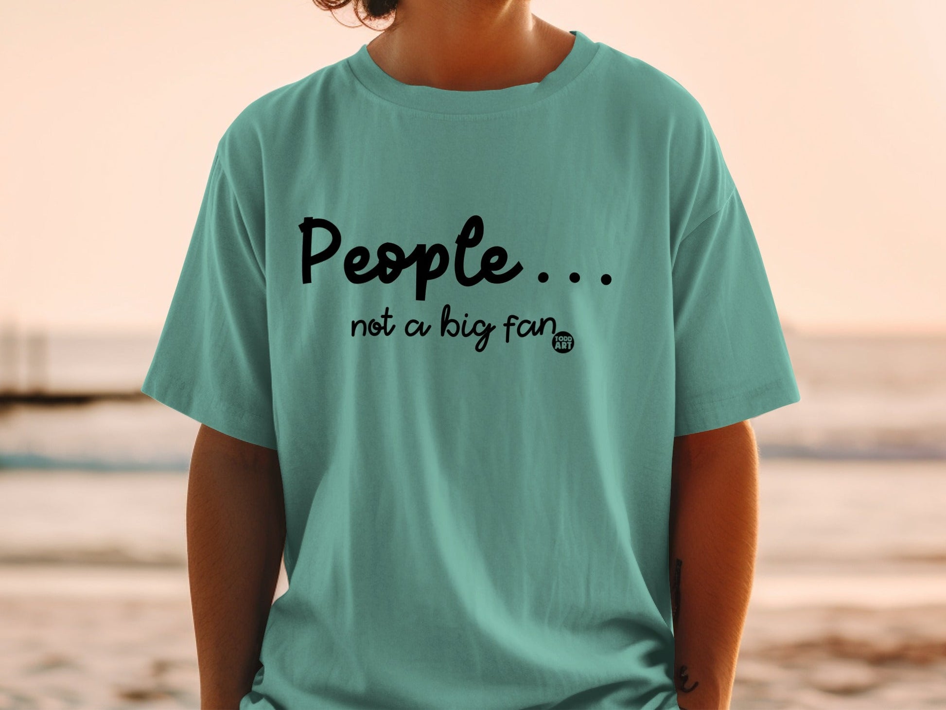 People Not a Big Fan Graphic T-shirt for Everyday Fun