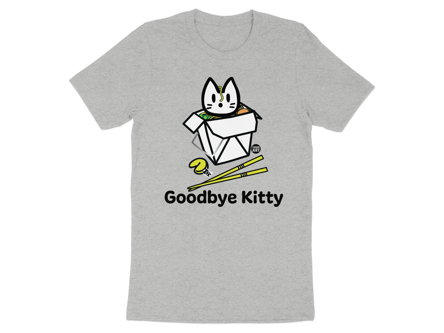 Goodbye Kitty Cute Graphic Tee Shirt