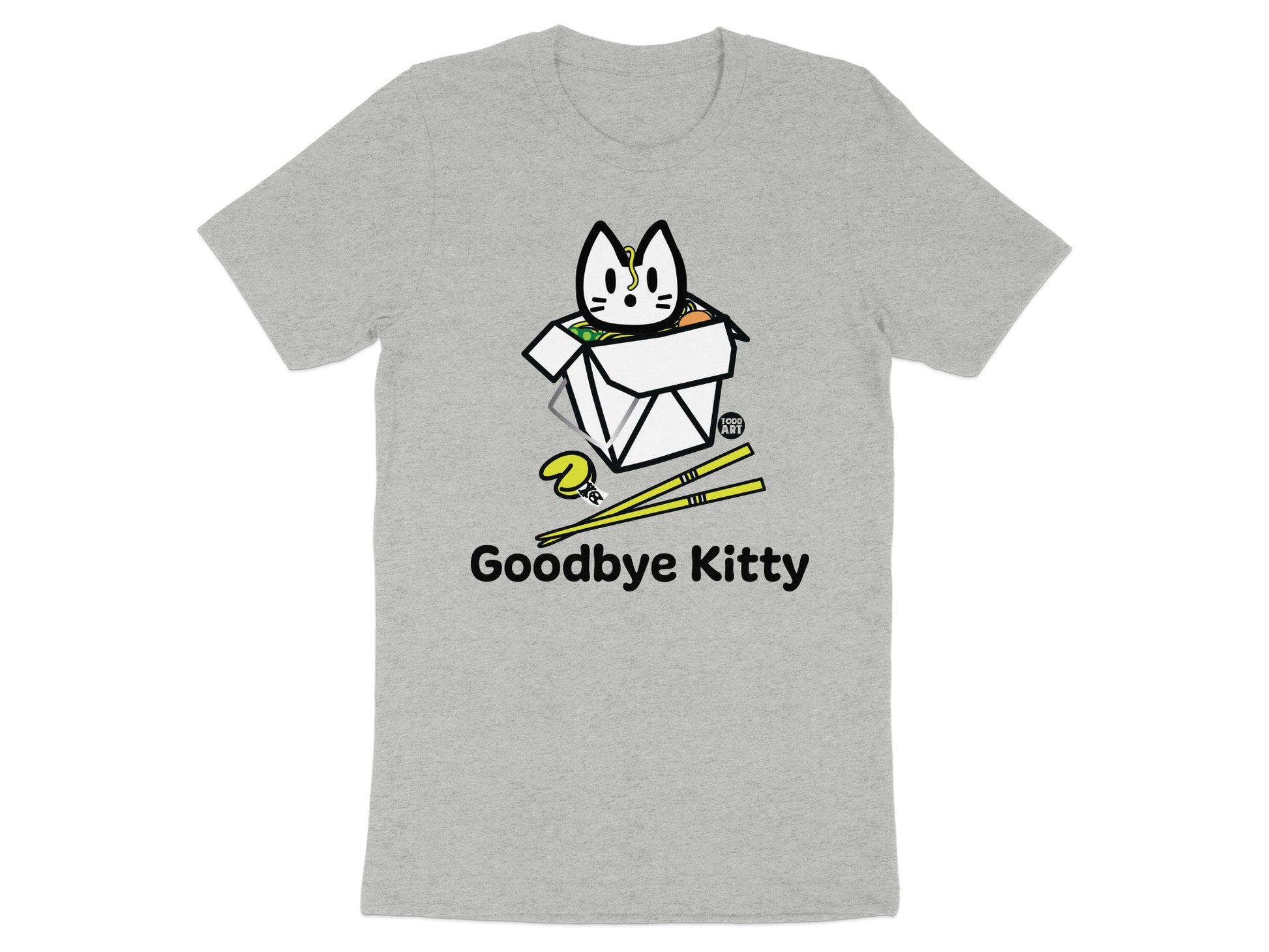 Goodbye Kitty Cute Graphic Tee Shirt