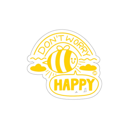 Don't Worry Bee Happy Graphic Sticker Product