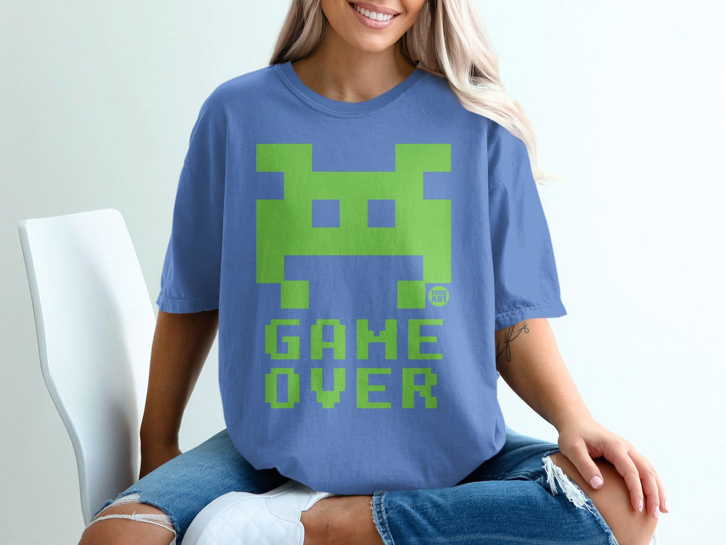 Game Over Pixel Art Graphic T-Shirt