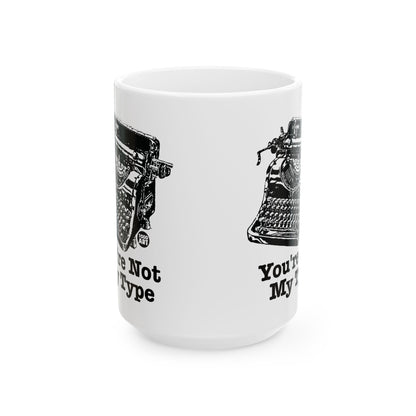 Typewriter Blues Todd Art Mug