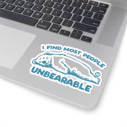 Misanthropic MusingsTodd Art Sticker