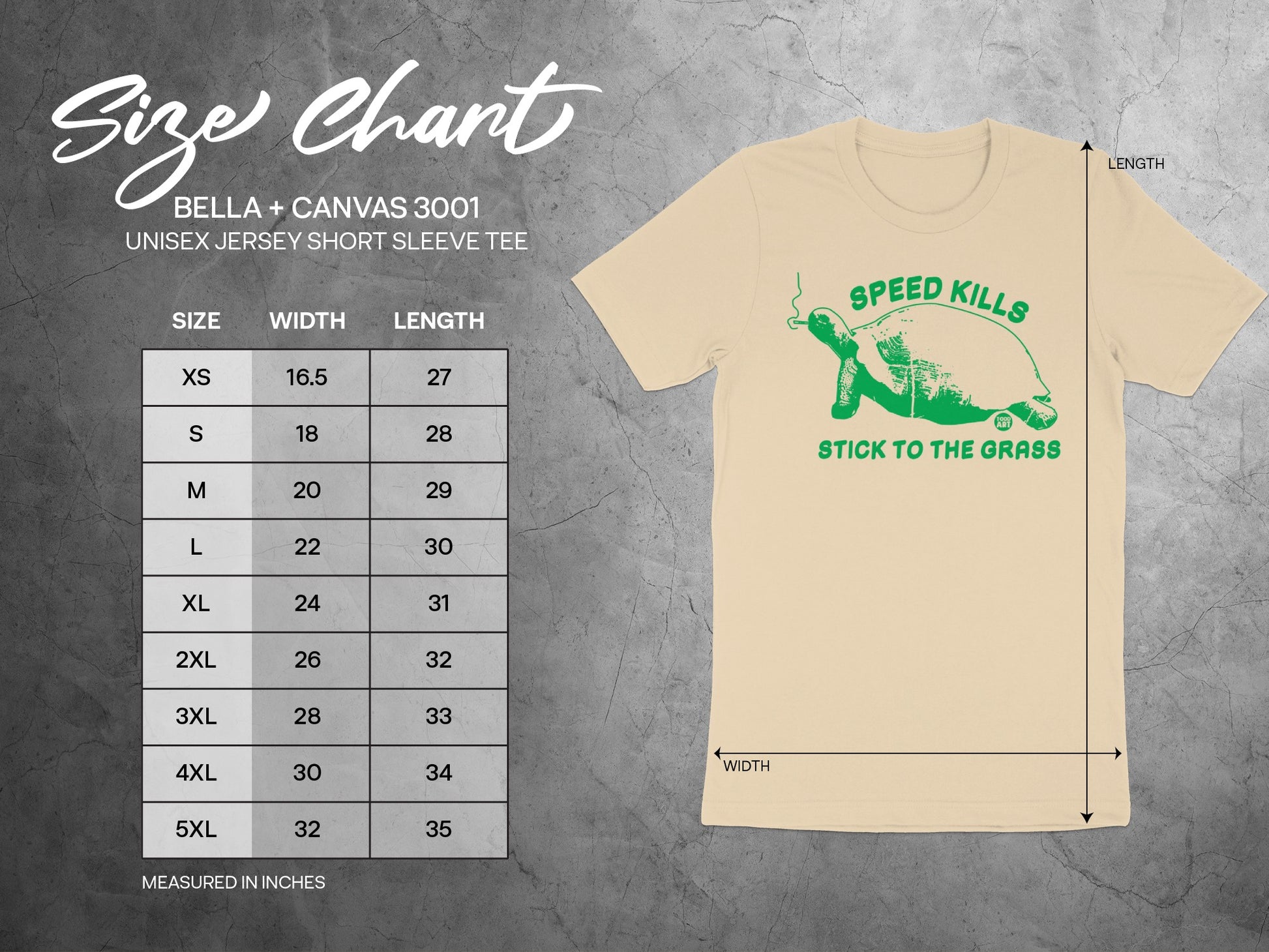Speed Kills Stick to the Grass Short Sleeve Tee