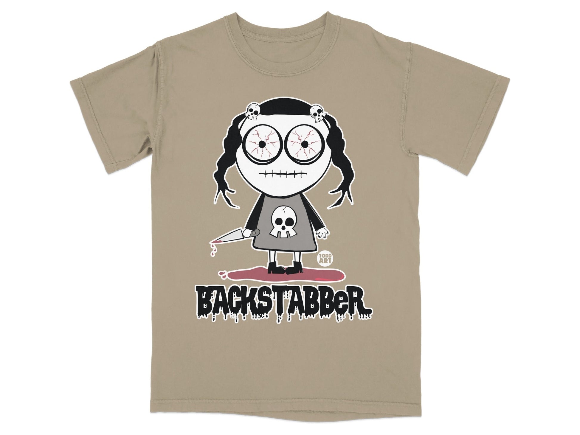 Todd Art Backstabber Graphic Tee for Unique Style
