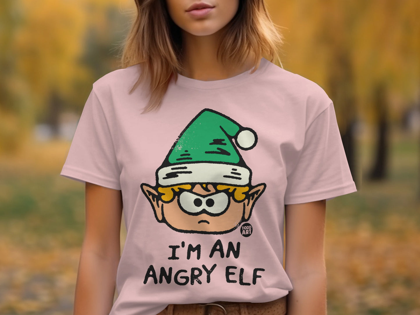 I'm an Angry Elf T-Shirt for Holiday Fun