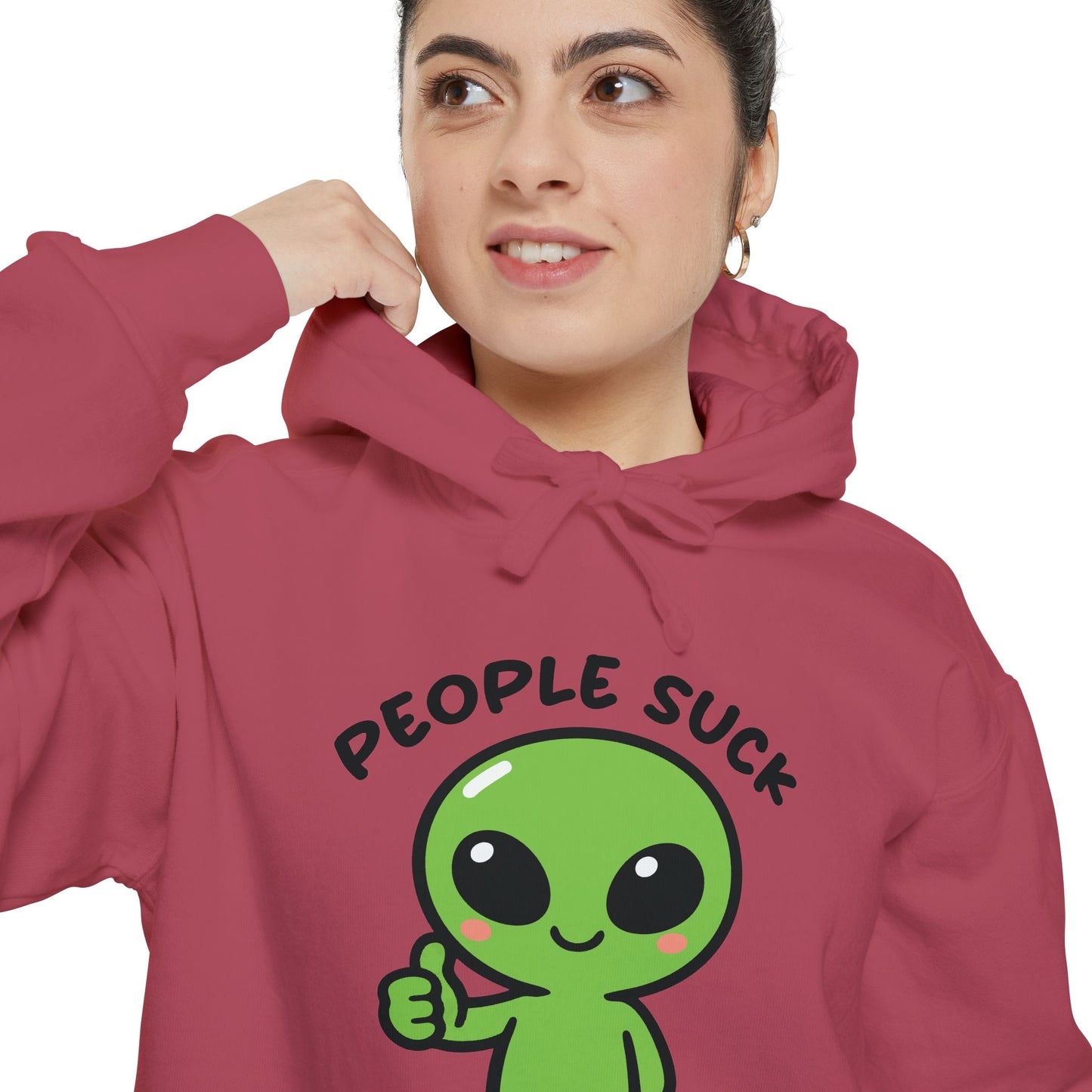 "People Suck"  Alien Hoodie