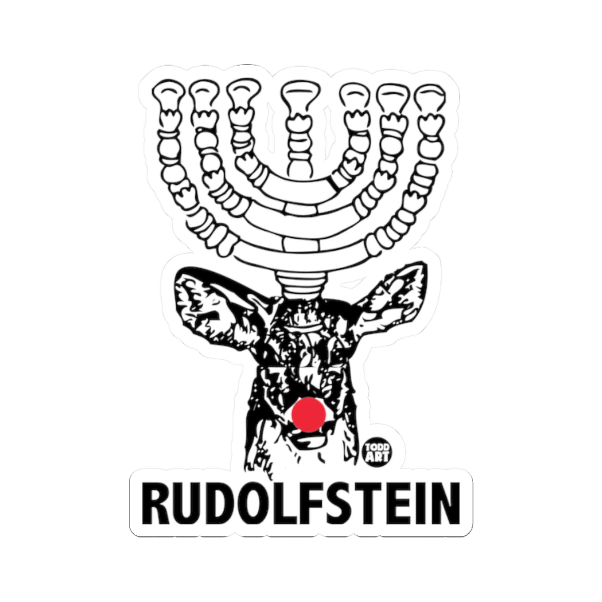 Rudolfstein Todd Art Sticker