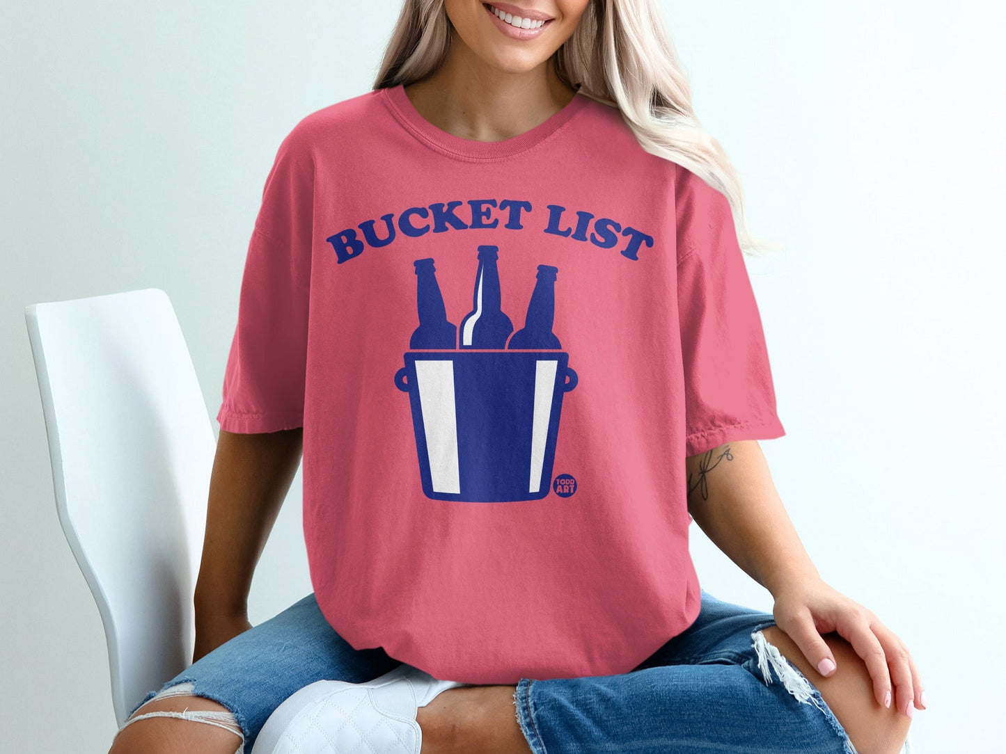 Fun Bucket List Graphic Tees Perfect for Casual Wear
