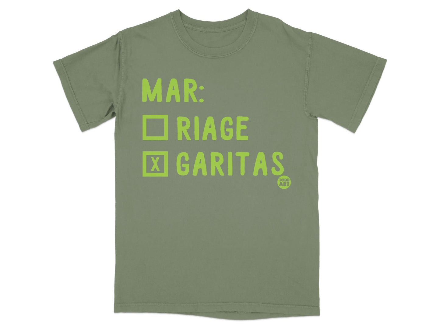 Mar Ria Ge Garitas Todd Art Graphic T-Shirt
