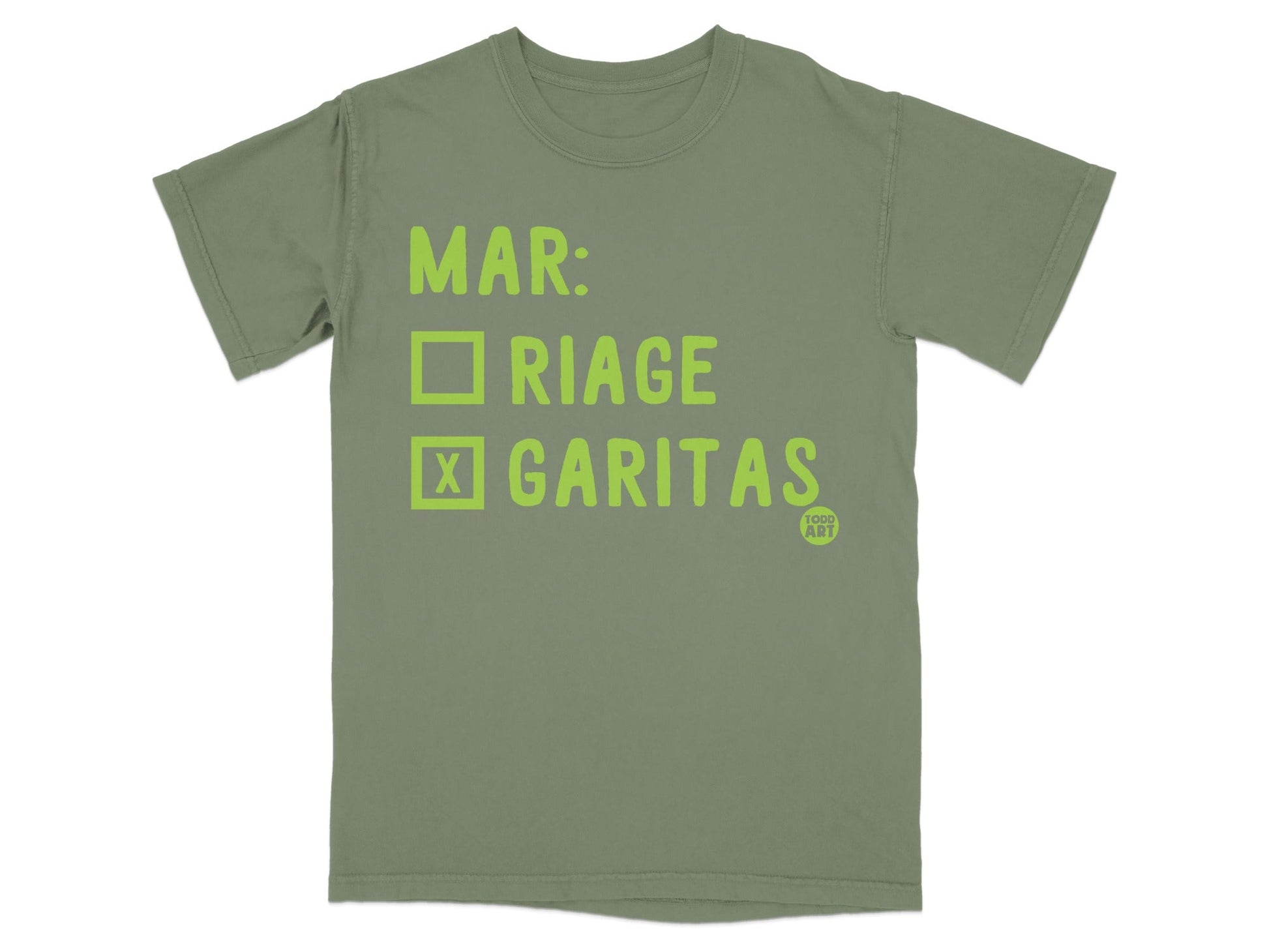 Mar Ria Ge Garitas Todd Art Graphic T-Shirt