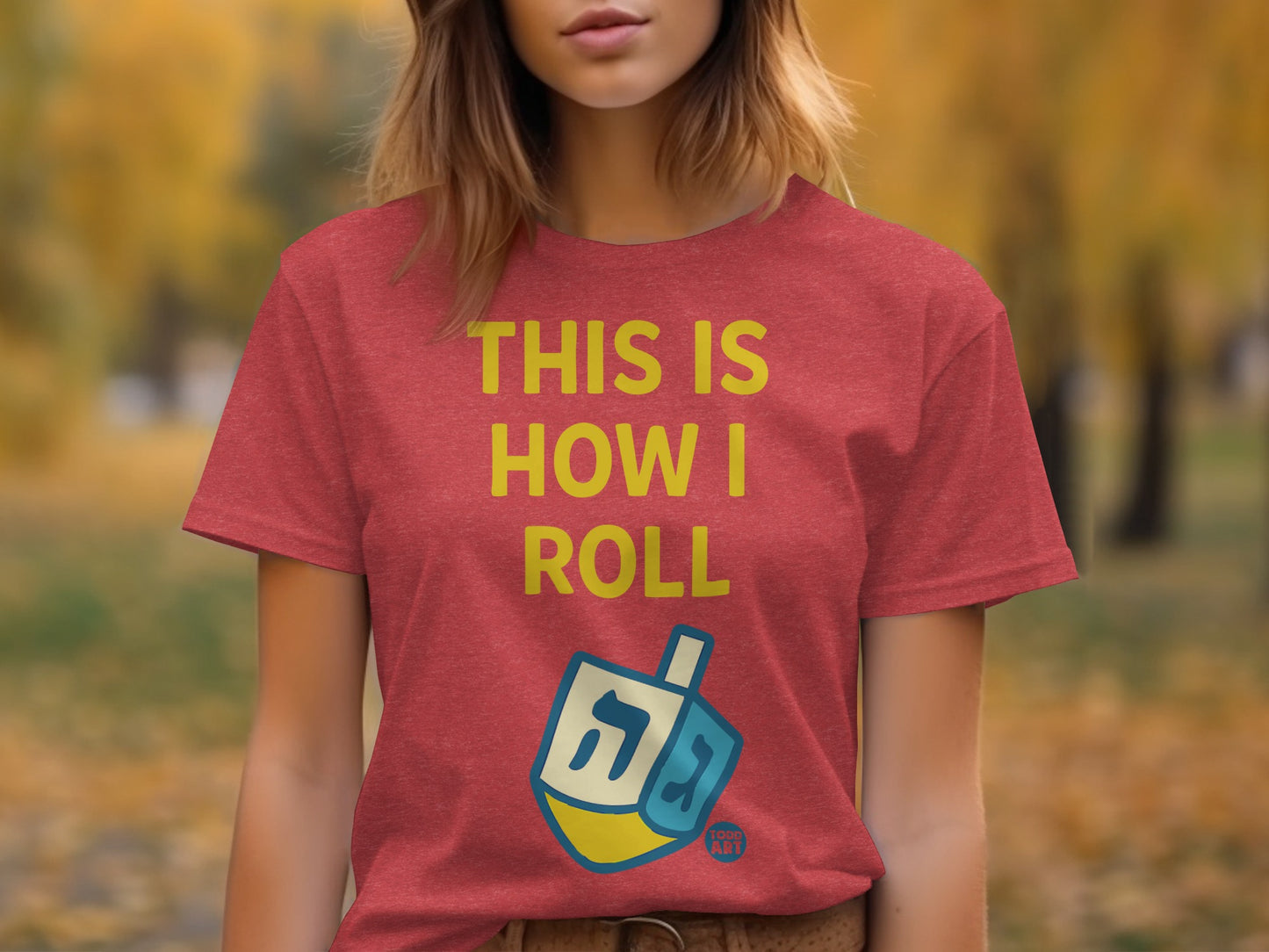 This Is How I Roll Dreidel Themed Shirt