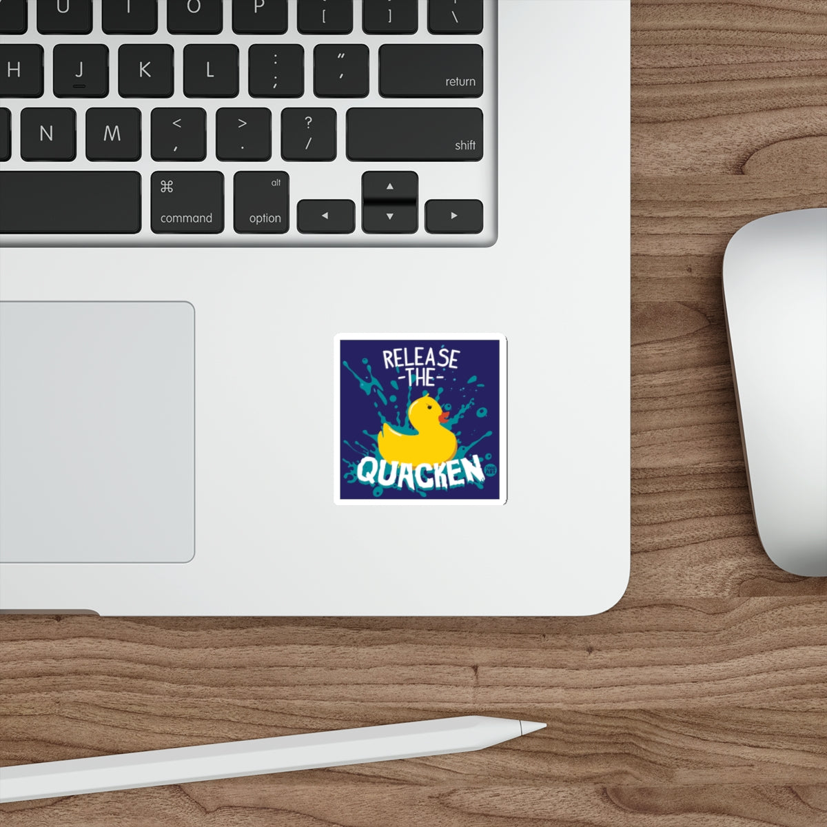 Release the Quacken Duck Themed Sticker for Fun