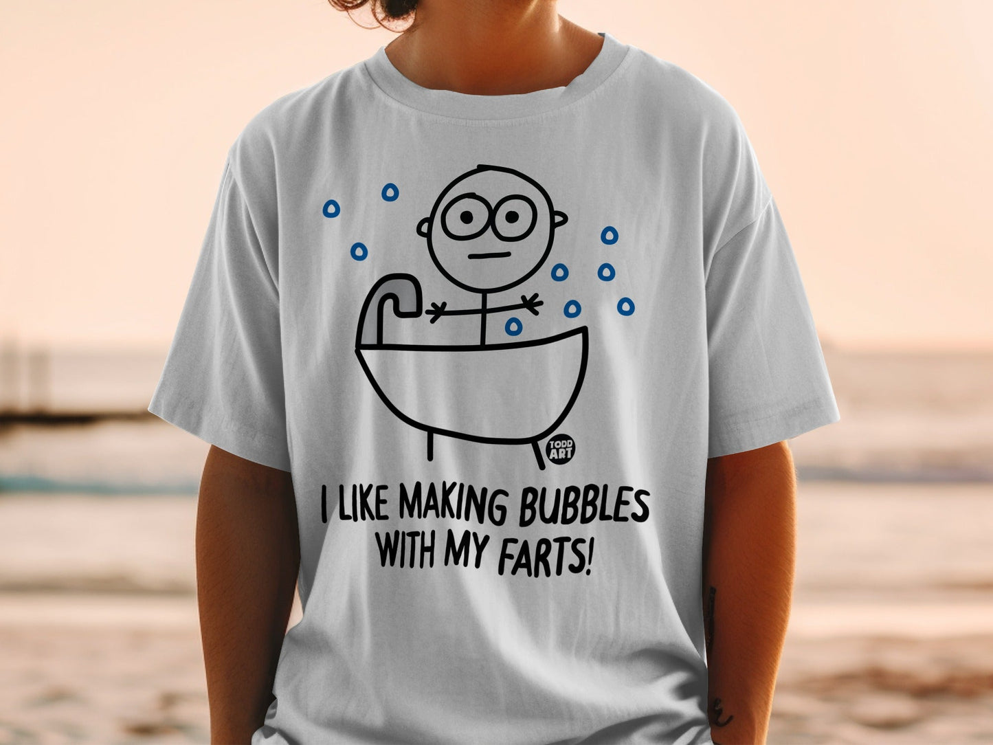 I Like Making Bubbles With My Farts Funny Shirt
