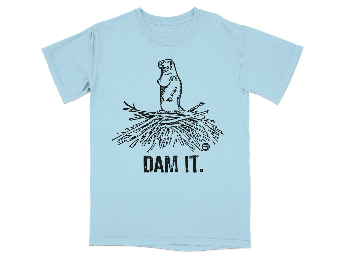 'Funny Dam It Beaver Graphic T-Shirt for Casual Wear'