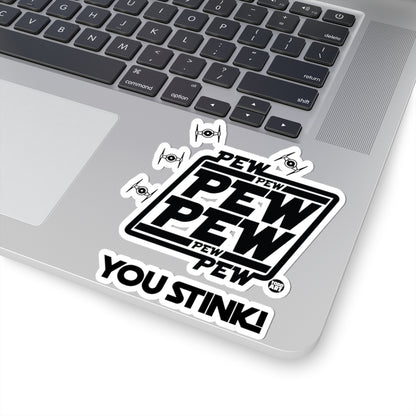Pew Pew PewTodd Art Sticker