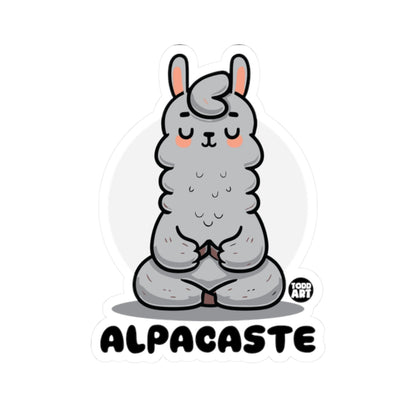 Llama MeditationTodd Art Sticker