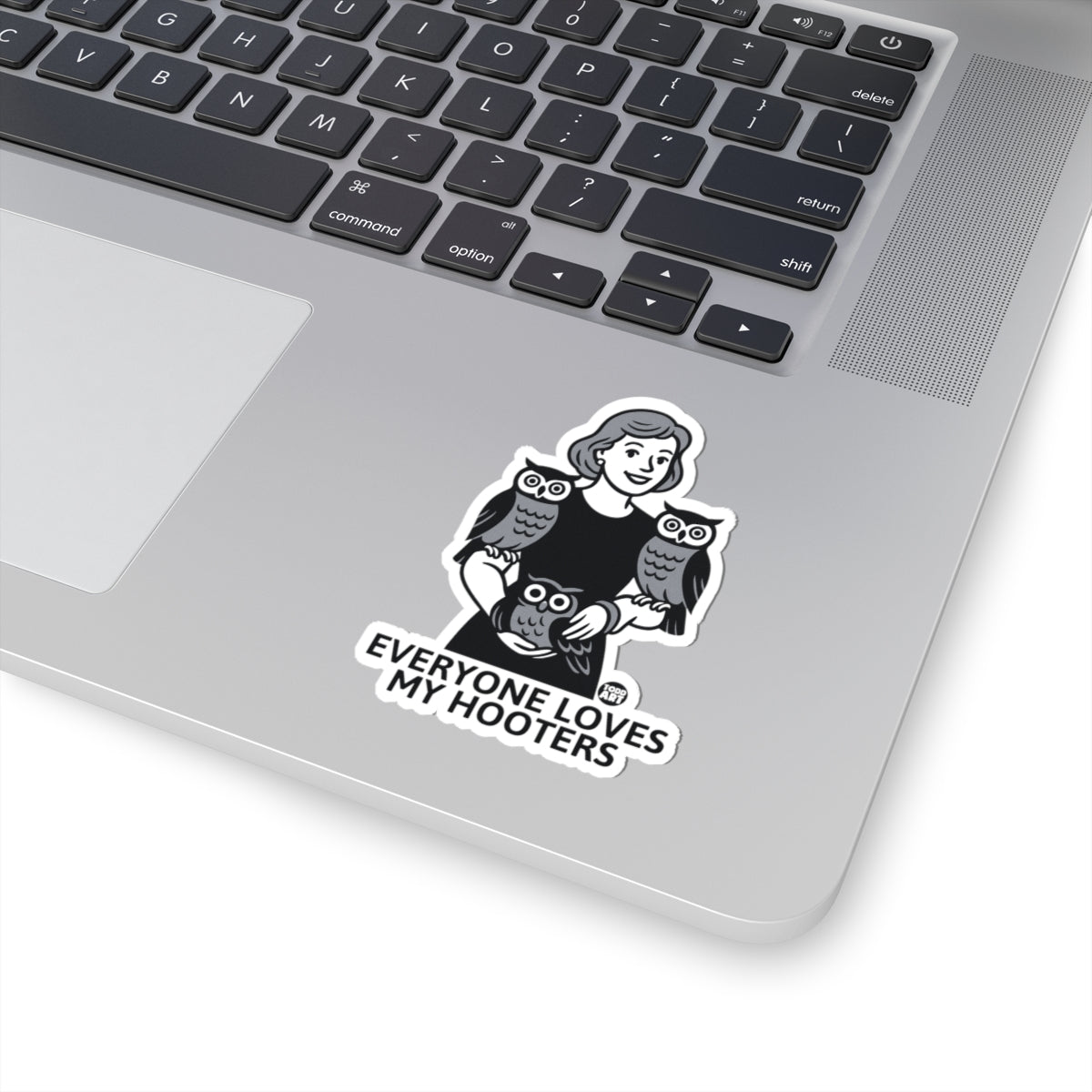 Owl LadyTodd Art Sticker