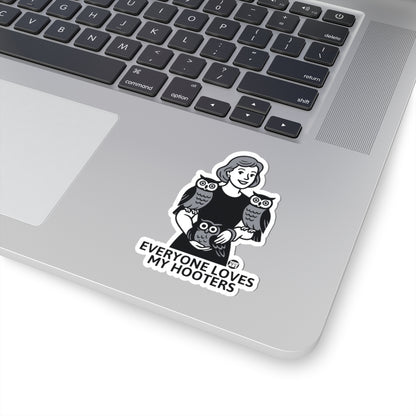 Owl LadyTodd Art Sticker