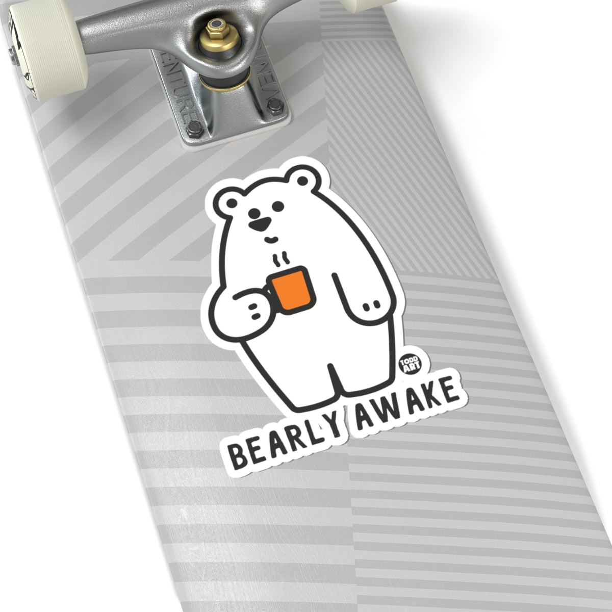 Barely AwakeTodd Art Sticker