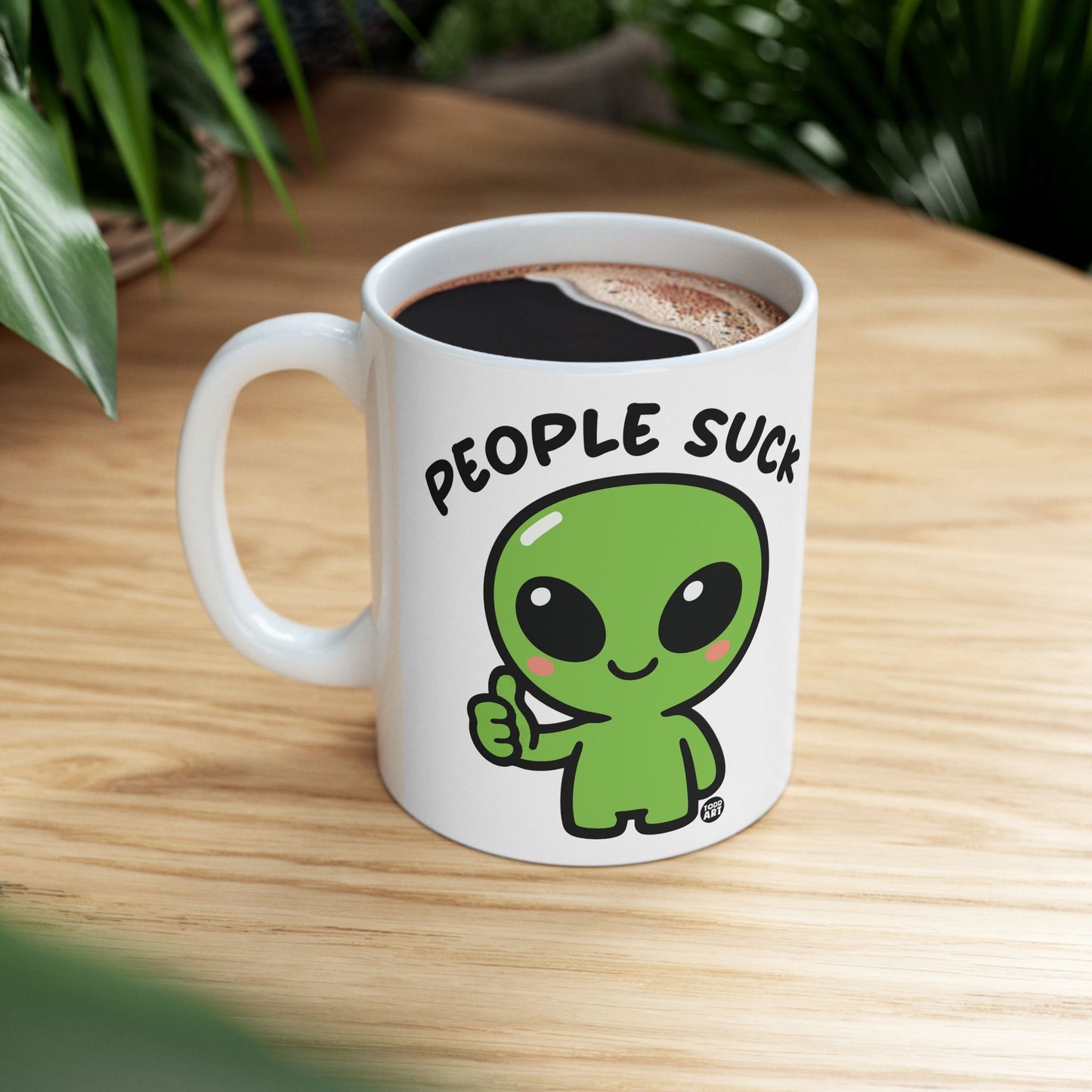 People Suck Alien Mug
