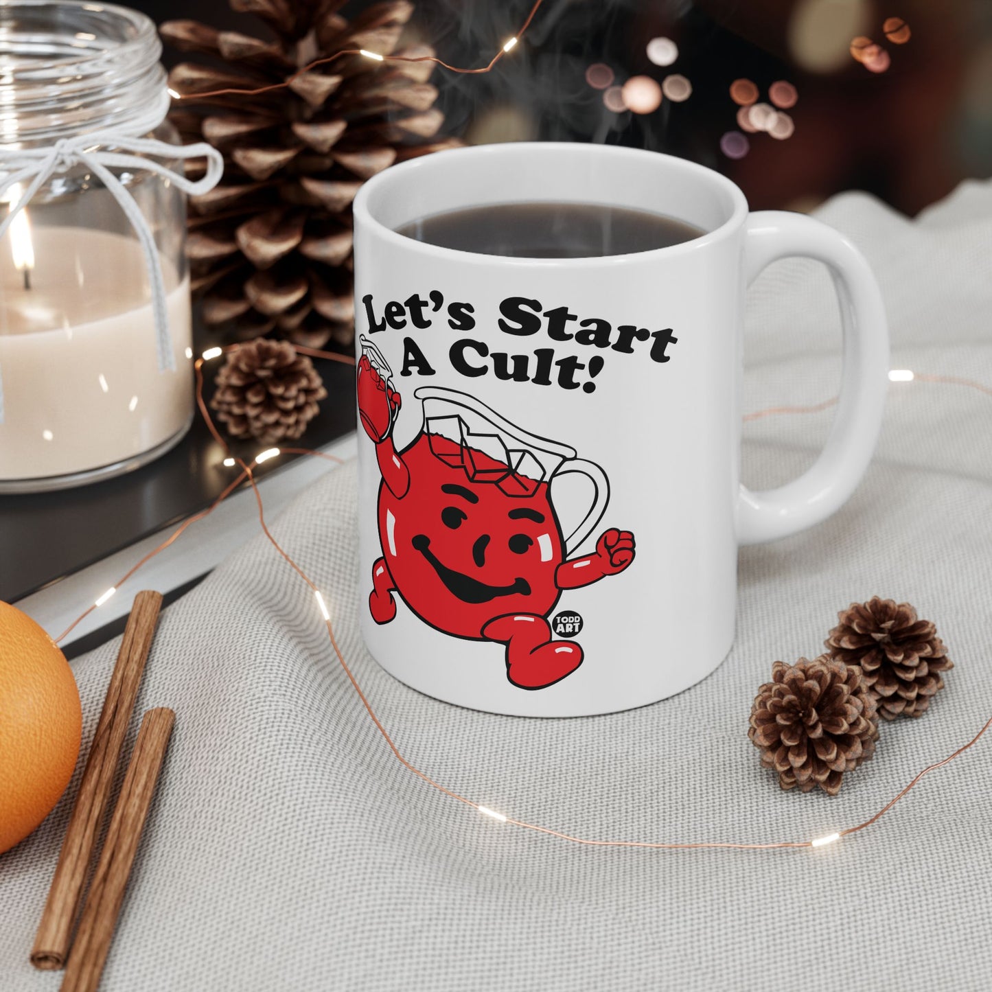 Let’s Start a Cult Coffee Mug