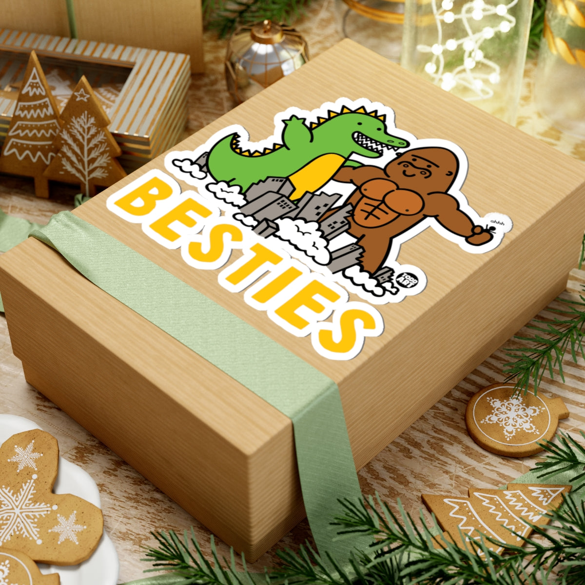 Besties Todd Art Sticker