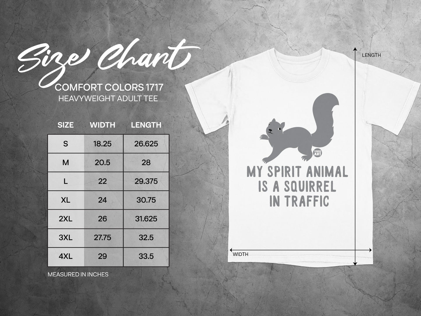 My Spirit Animal Is A Squirrel In Traffic T-Shirts, Funny Squirrel Lover Tee, Humorous Animal Shirt, Quirky Gift Idea, Cute Squirrel Design