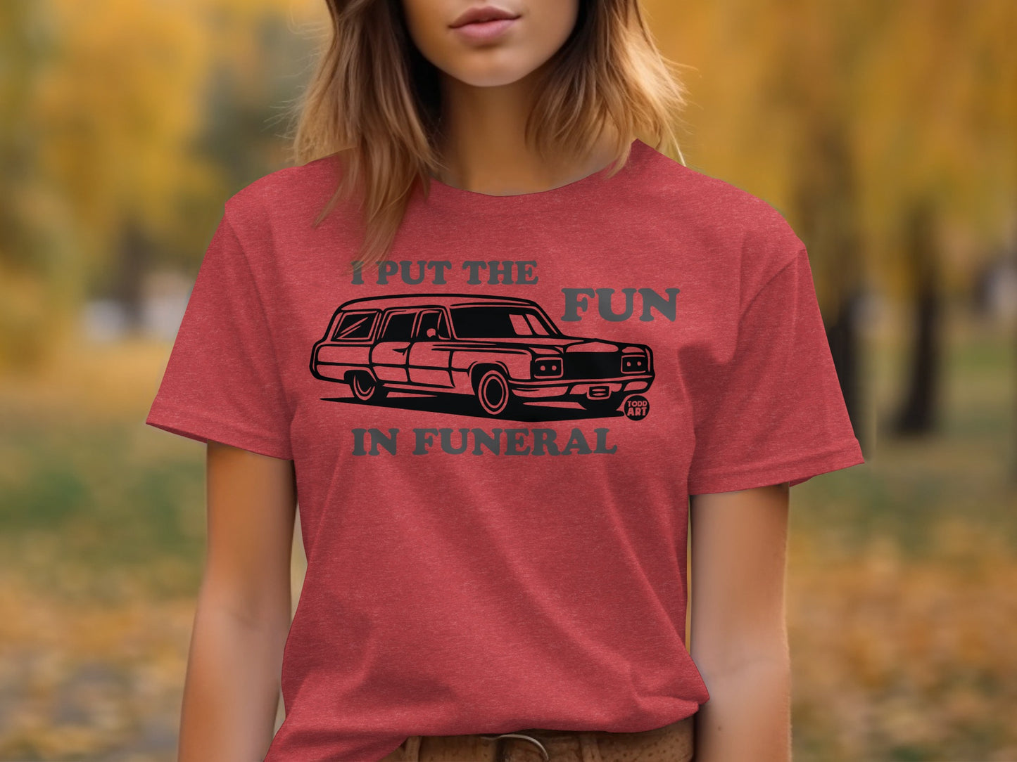 I Put the Fun in Funeral Graphic T-shirt