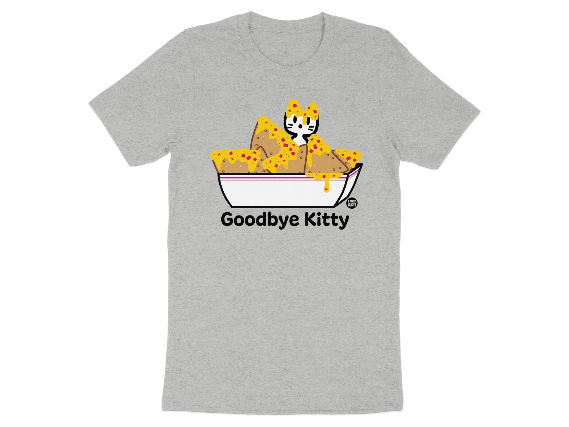 Goodbye Kitty Design with Chips Tee