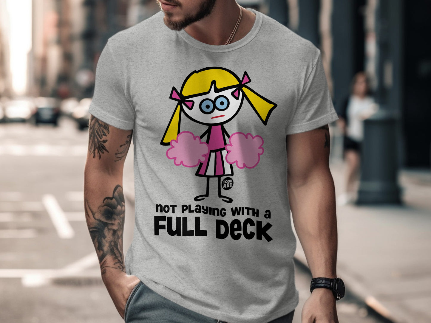 Not Playing With a Full Deck Fun Graphic Tee