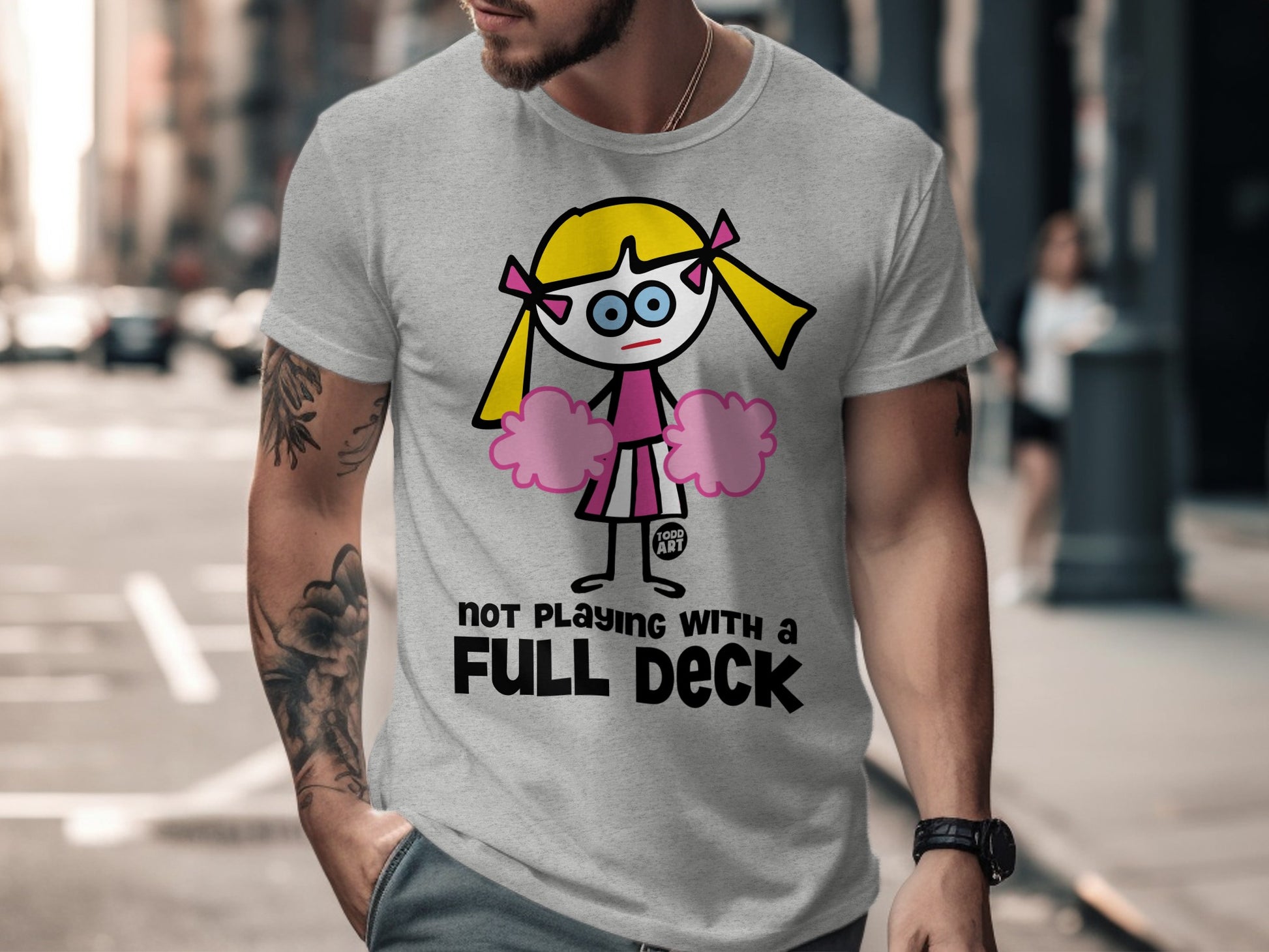 Not Playing With a Full Deck Fun Graphic Tee