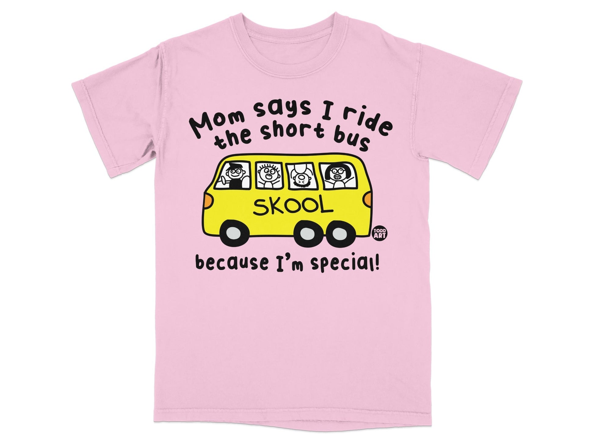Funny Short Bus I'm Special Graphic T-Shirt